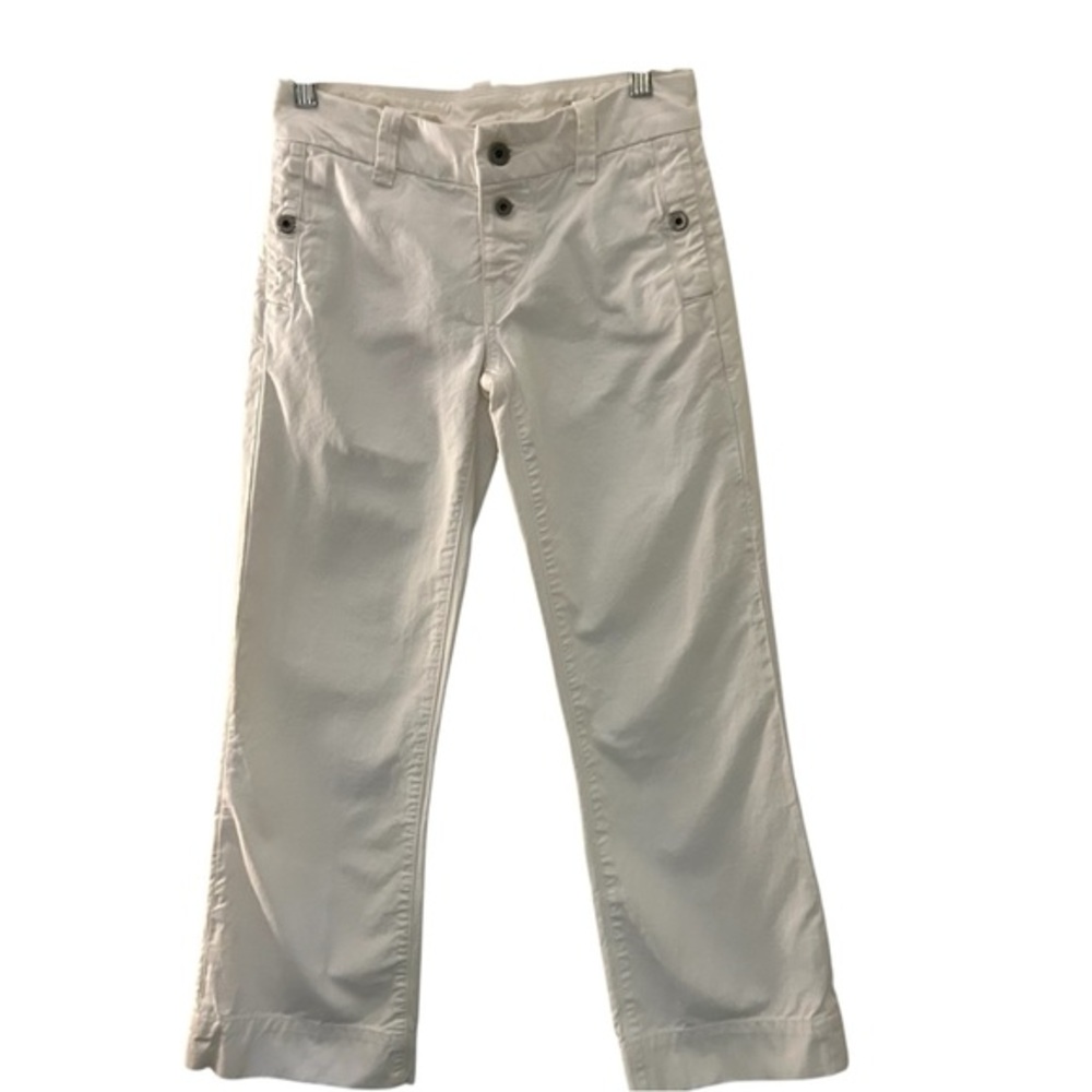 Citizens of Humanity Jerome Dahan cropped White Denim Jeans sz 25 NWOT